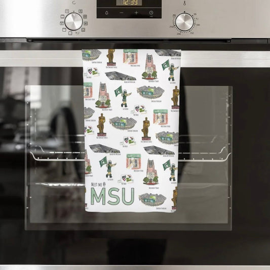 Meet Me at MSU Hand Towel (15" x 25")