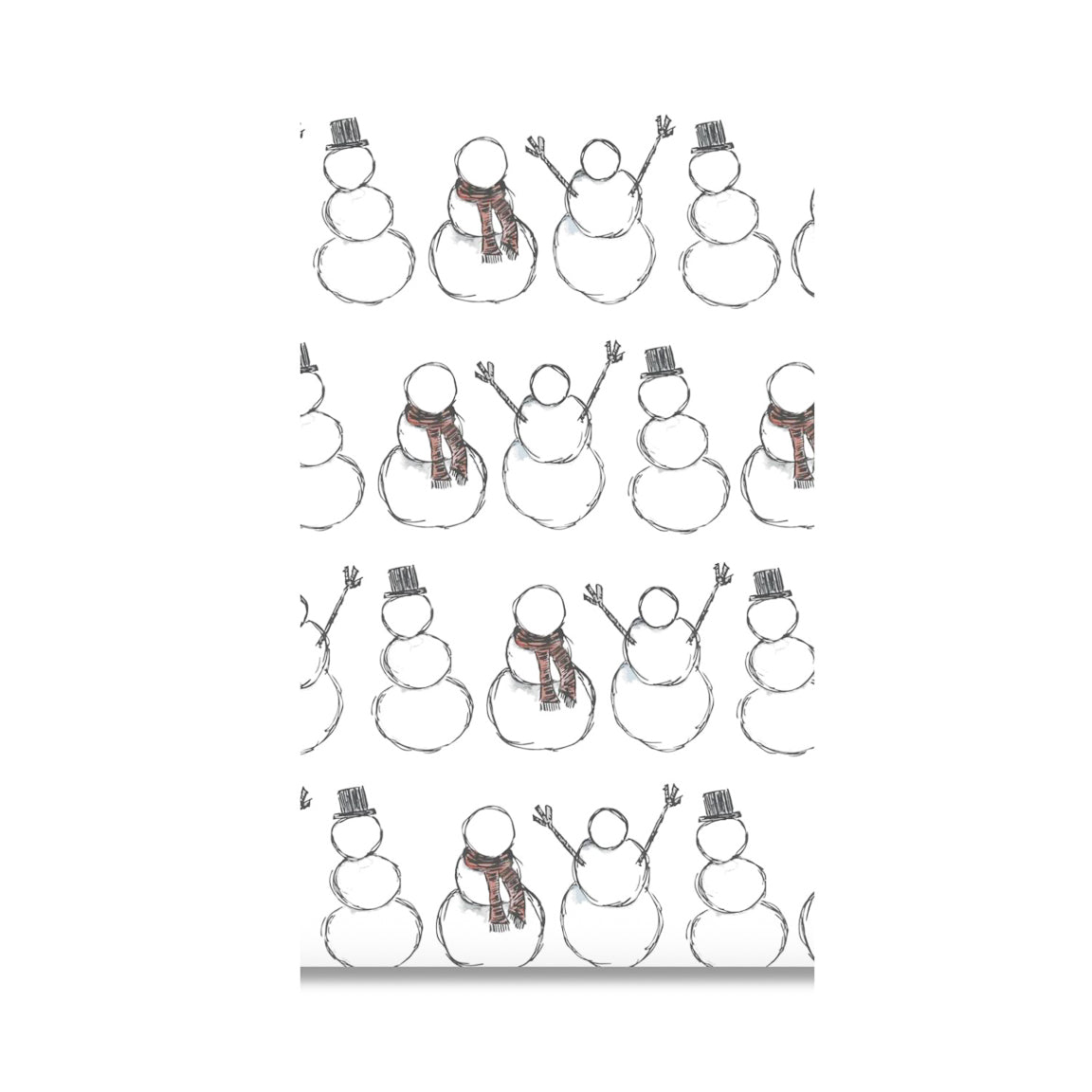 Vintage Snowman Towel (15" x 25")