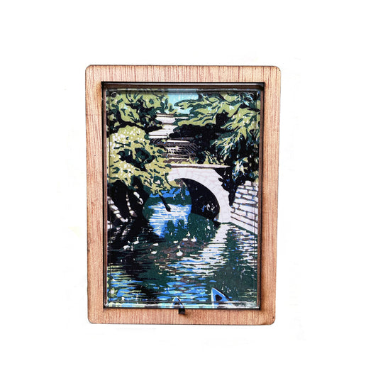 Huron River Bridge Magnet