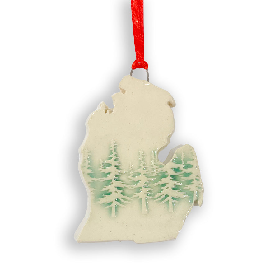 Pure Michigan Mitten Christmas ornament