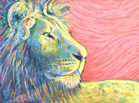 Lion No. 5 - fine art print by Steph Joy Hogan