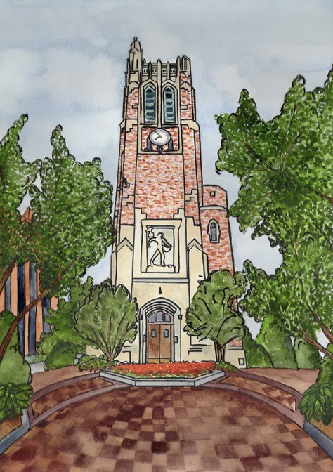MSU Beaumont Tower - Fine Art Print by Abigail Leigh Designs