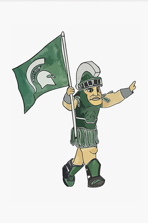 MSU Sparty - Fine Art Print