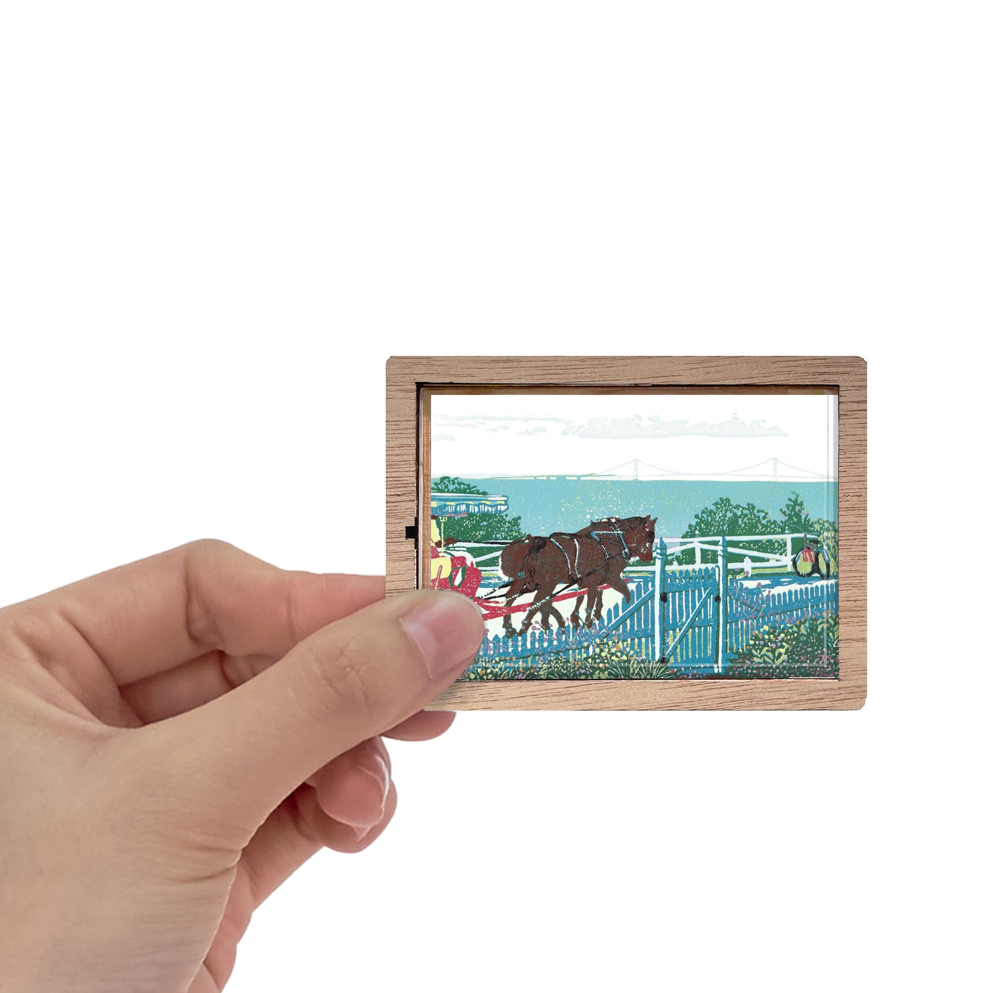 Mackinac Garden Gate Magnet