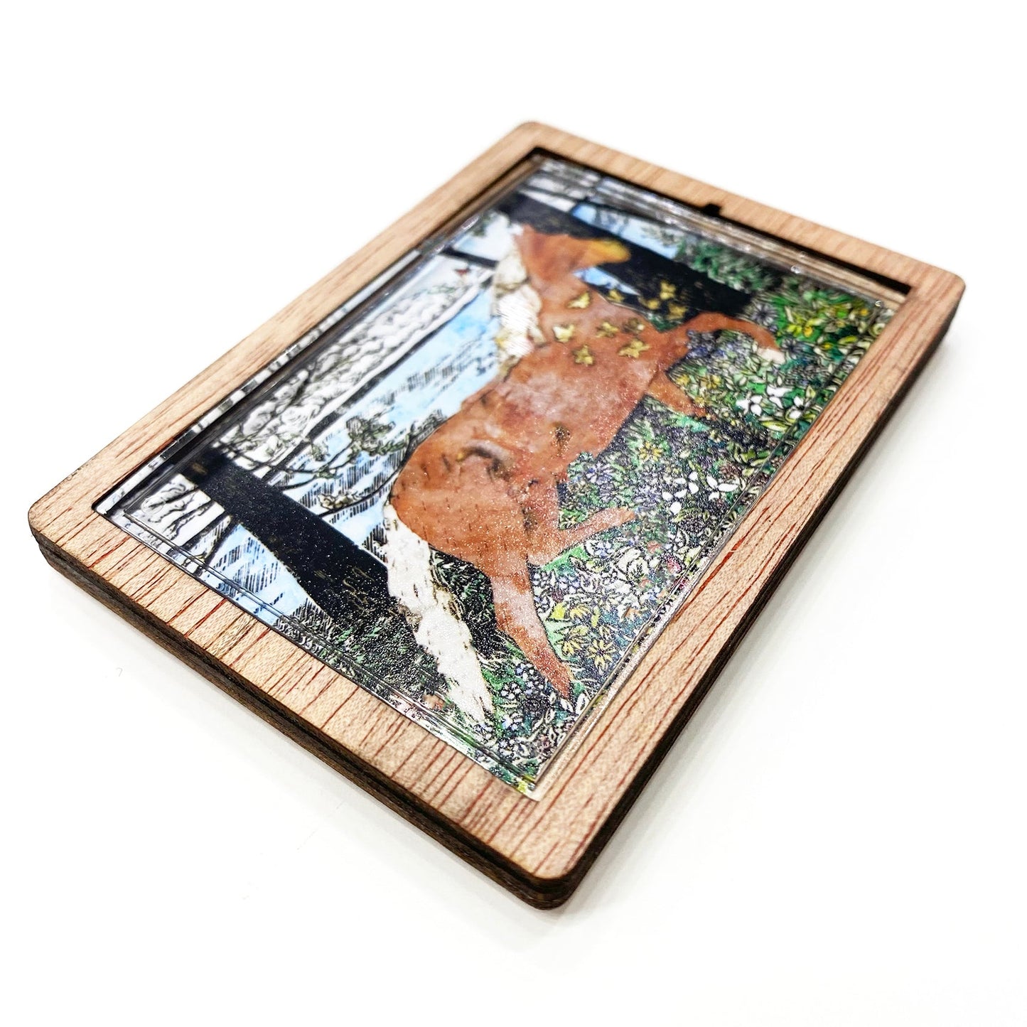 Wooden Frame Magnets by Peninsula Prints
