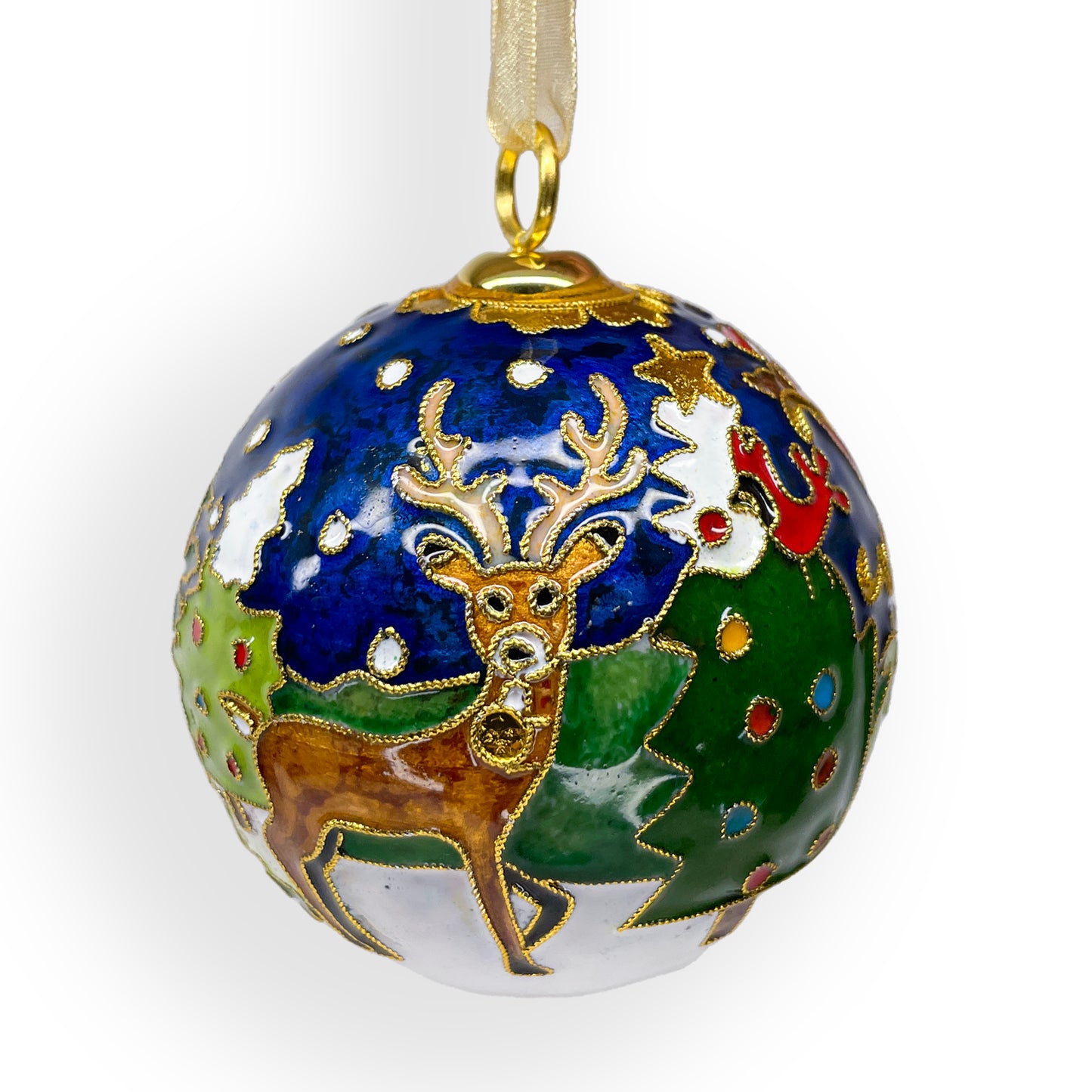 Michigan Cloisonné Ornament