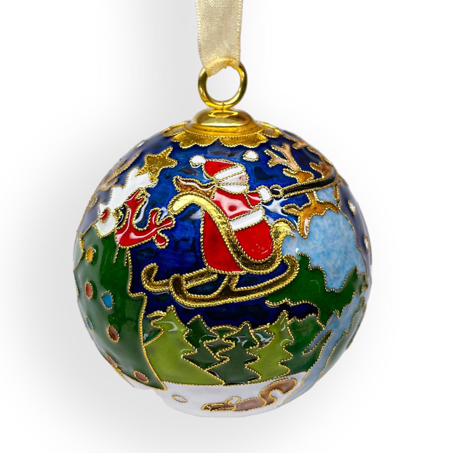 Michigan Cloisonné Ornament