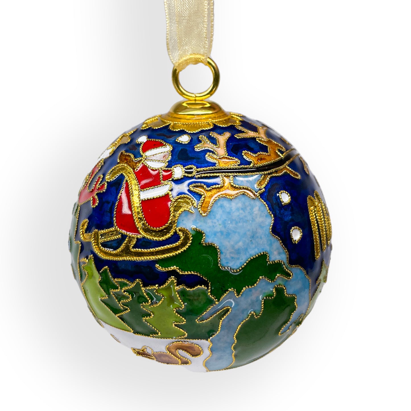 Michigan Cloisonné Ornament