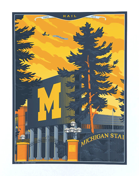 The Mighty Mitten Travel Posters 16 x 20"