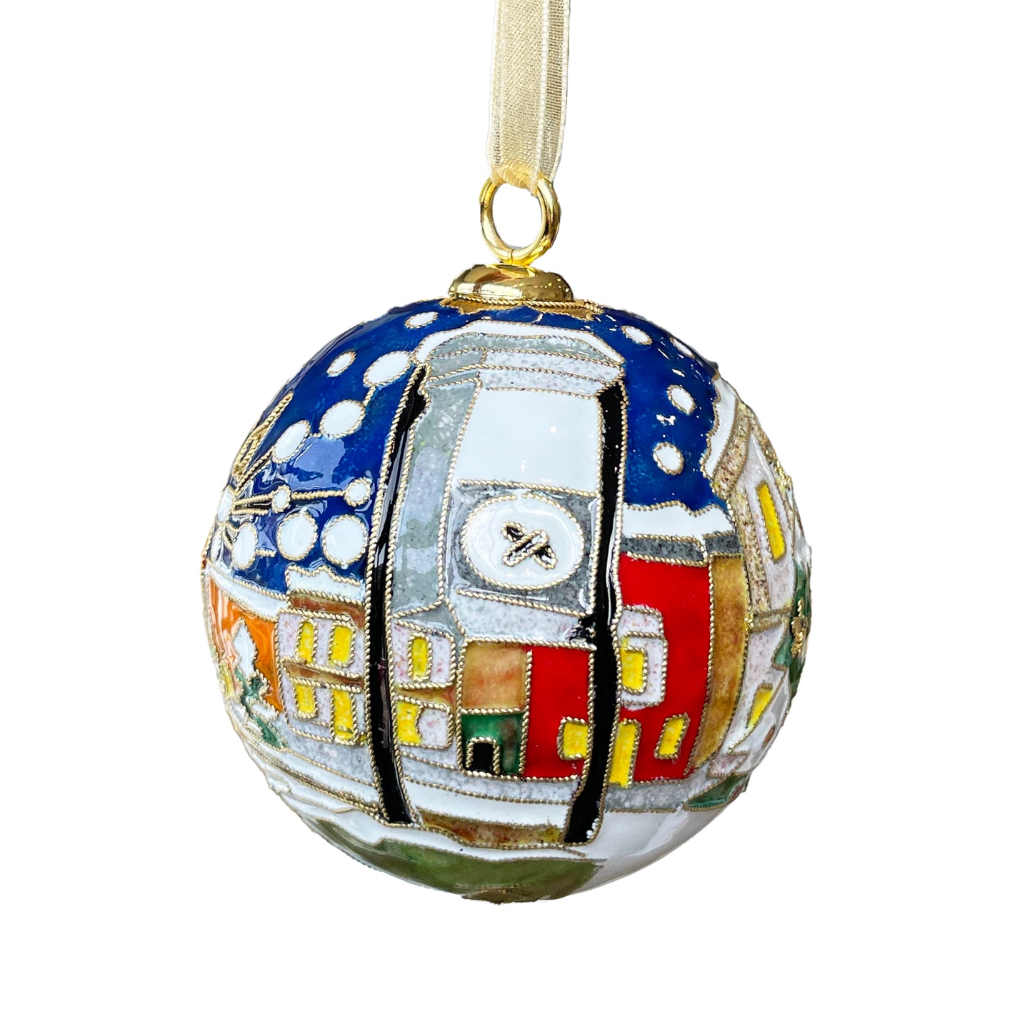 Milford Lights Cloisonné Ornament