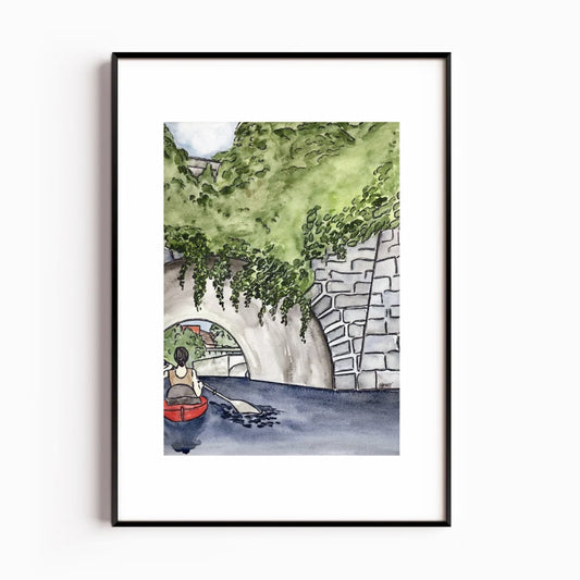 Huron River Day - Fine Art Print by Abigail Leigh Designs