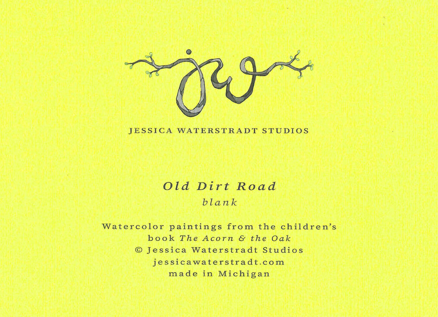 Old Dirt Road Greeting Card