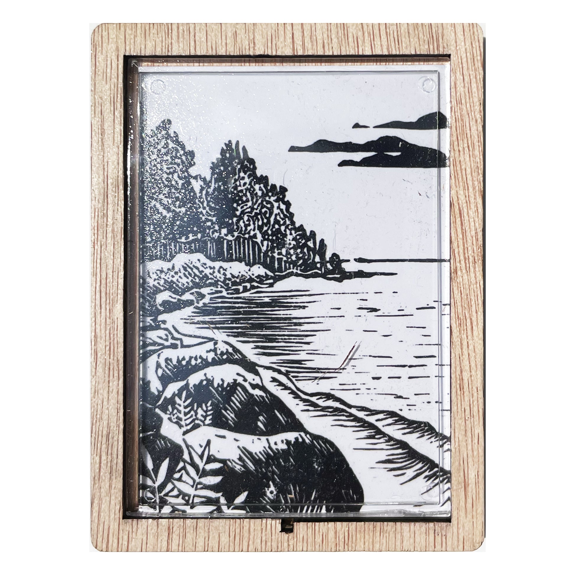 Peninsula Magnet by Natalia Wohletz of Peninsula Prints.