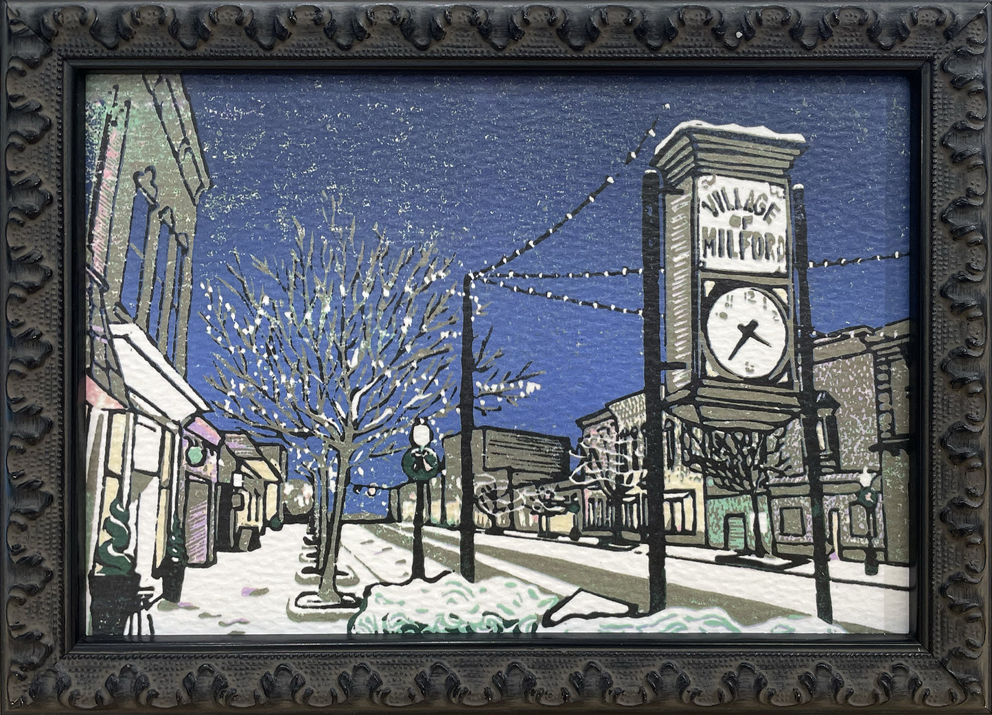 Milford Lights Giclée Art Print