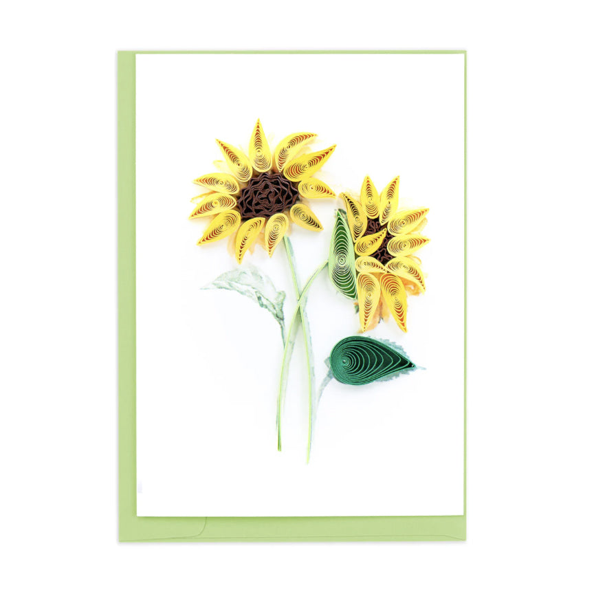 Quilled Sunflower Bouquet Gift Enclosure