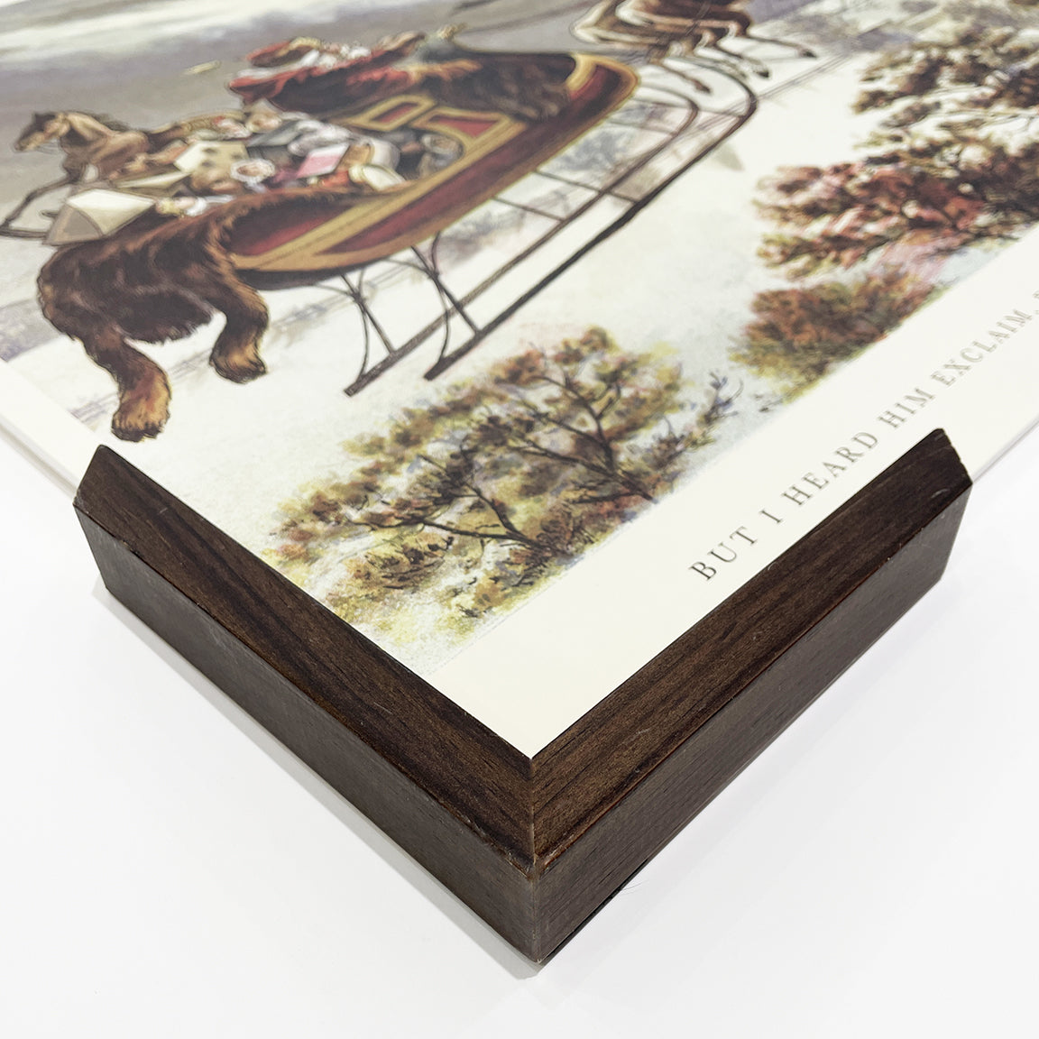 Santa Night Before Christmas Poster