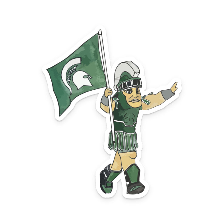 MSU Sparty Vinyl Sticker