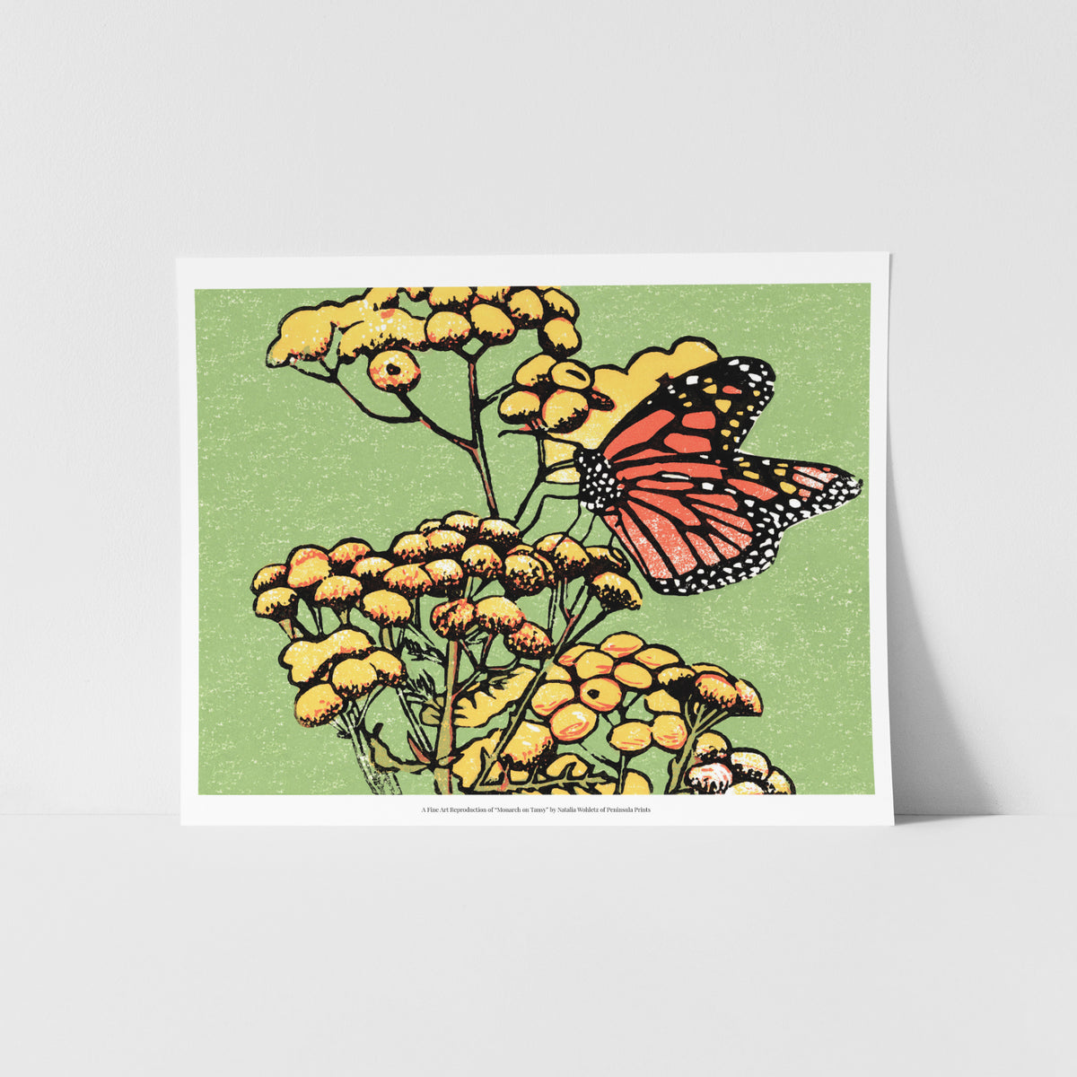Block Print 11 x 14 Fine Art Reproduction