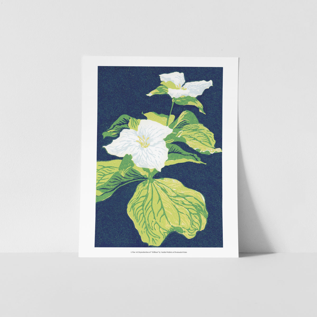 Block Print 11 x 14 Fine Art Reproduction