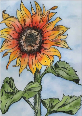 Stand Tall Sunflowers - Fine Art Print by Abigail Leigh Designs