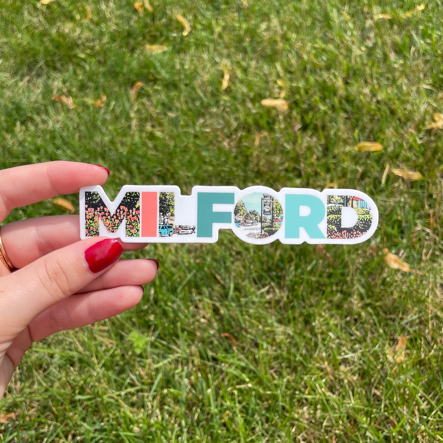 MILFORD Vinyl Sticker