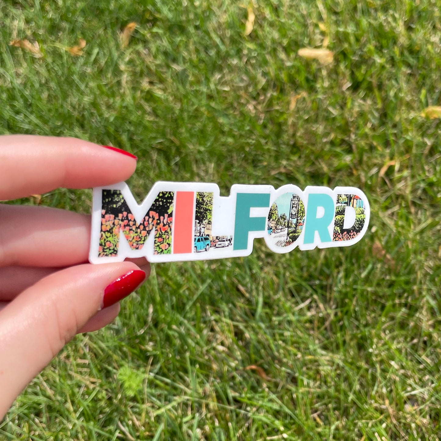 MILFORD Vinyl Sticker