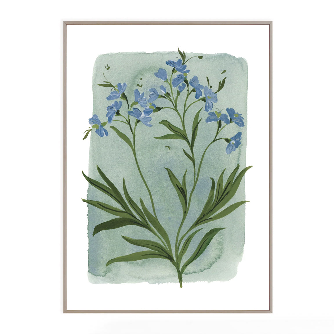 Floral fine art print featuring a reproduction of an original watercolor painting by Michigan artist Kelly Ventura.