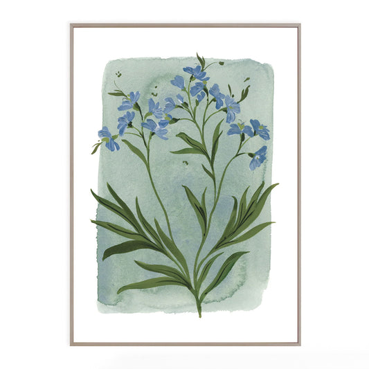 Floral fine art print featuring a reproduction of an original watercolor painting by Michigan artist Kelly Ventura.