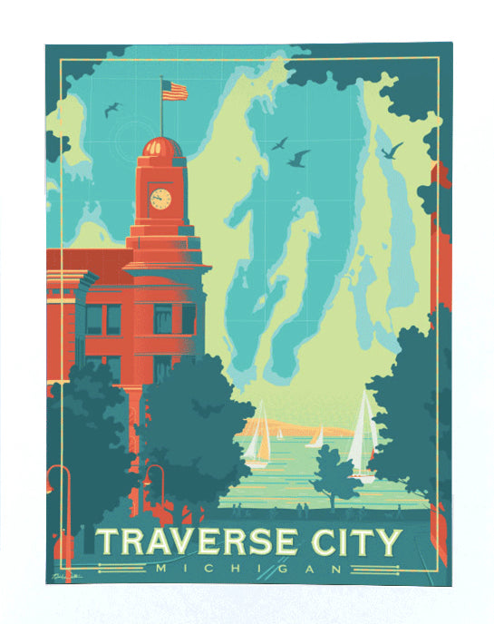 The Mighty Mitten Travel Posters 16 x 20"