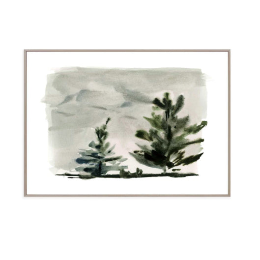Tiny Botanicals Tree Study No. 2 Fine Art Print by Kelly Ventura.