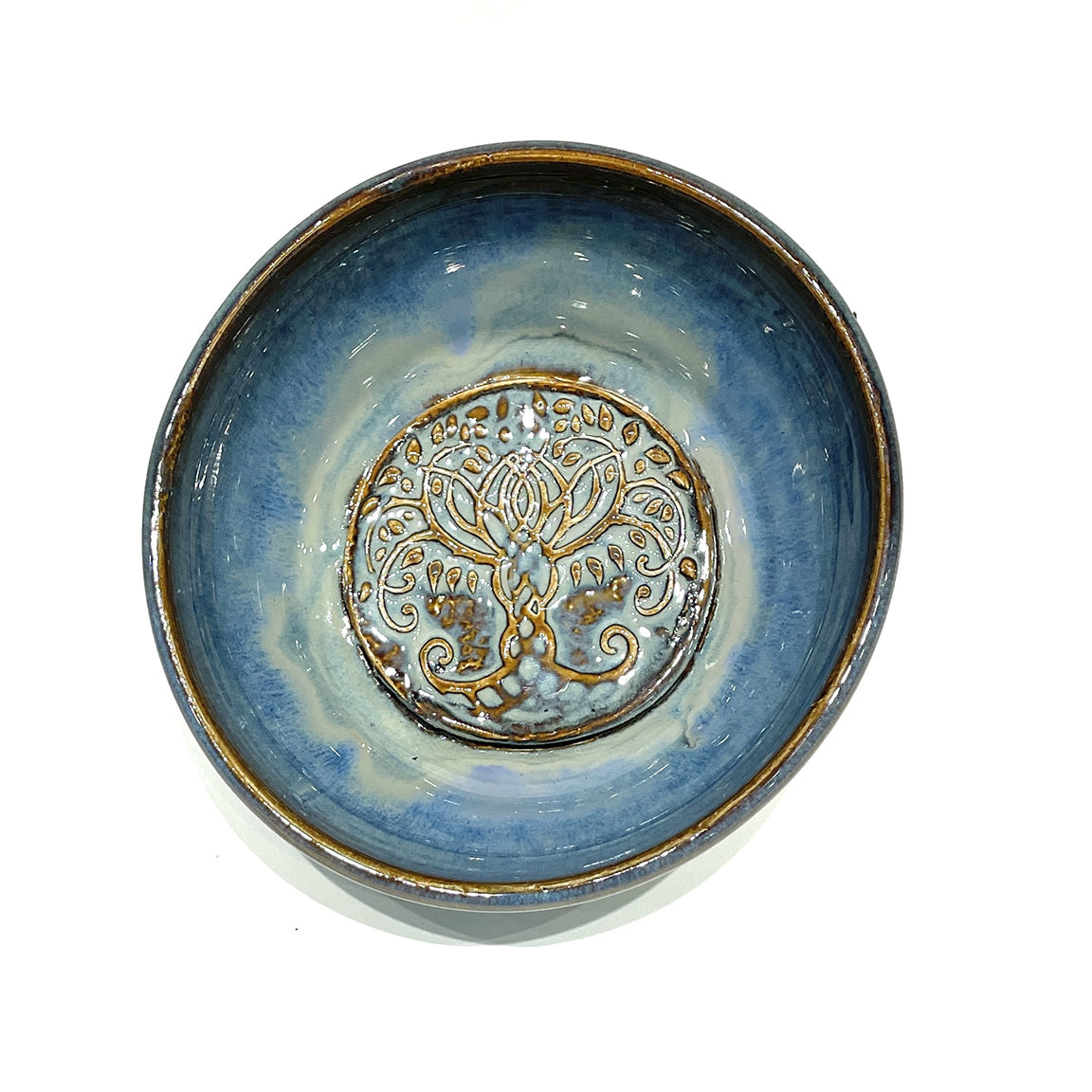 Tree of Life ceramic bowl by Jeanne DeHaan.
