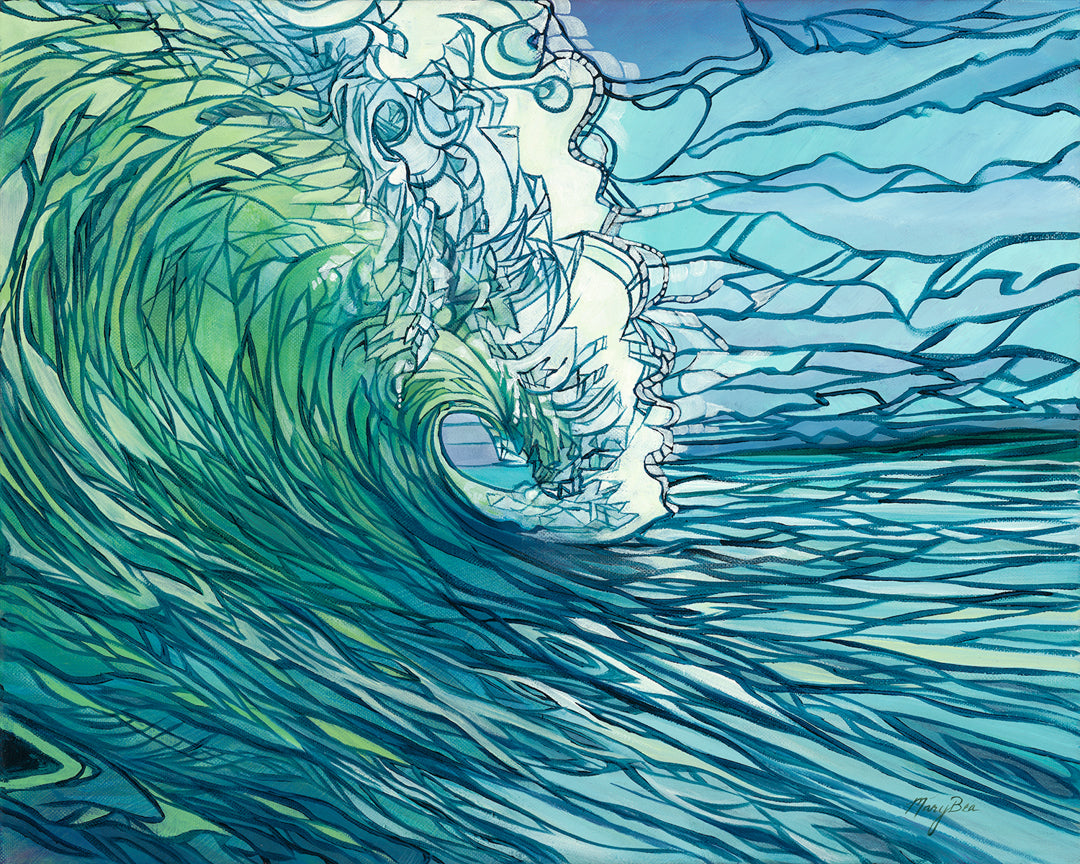 Wave Curl Fine Art Print – Main Street Art