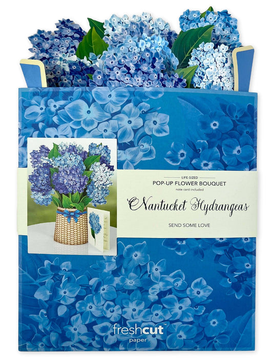 Hydrangeas Pop-up Greeting Card