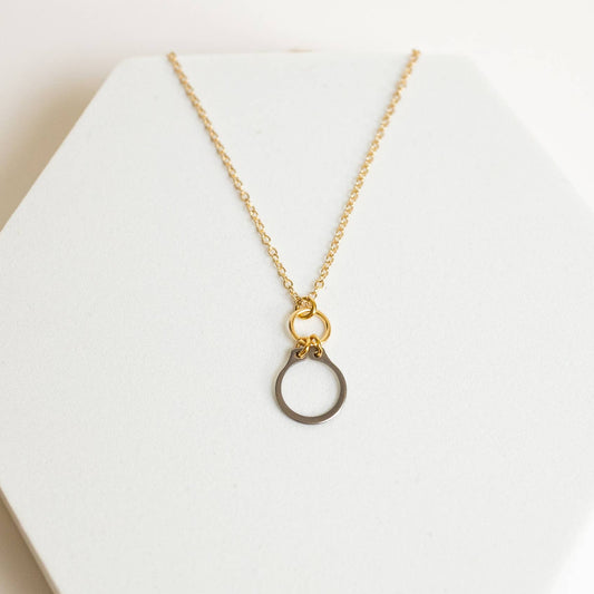 How Sweet It Is necklace by Mend on the Move jewelry. Created from auto parts by abuse survivors in Detroit.