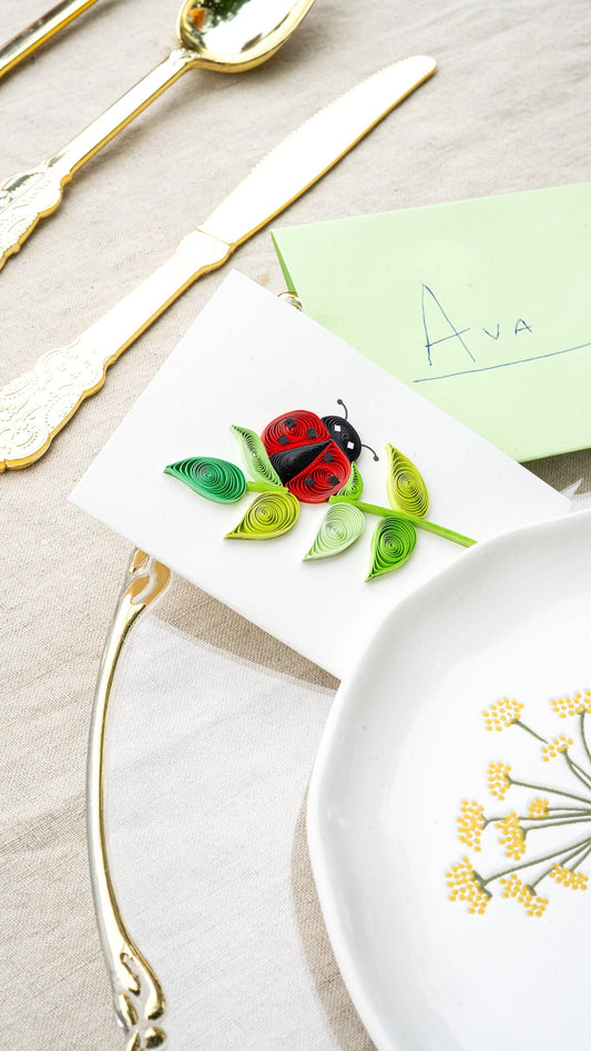 Ladybug Quilled Gift Enclosure