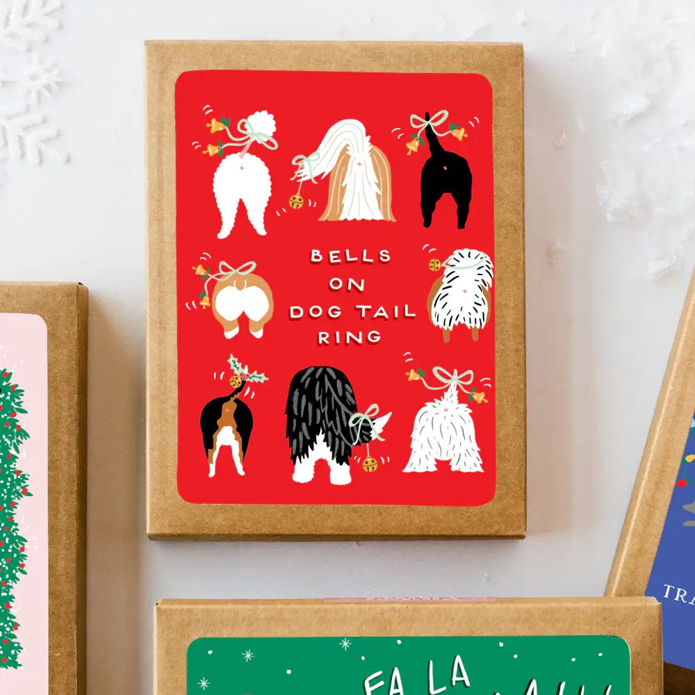 Dog Tails Holiday Card