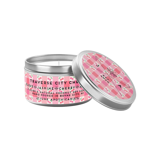 Traverse City Cherry 4oz Travel Candle