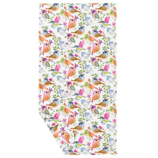 Birds and Branches Double Sided Waffle Dish Towel