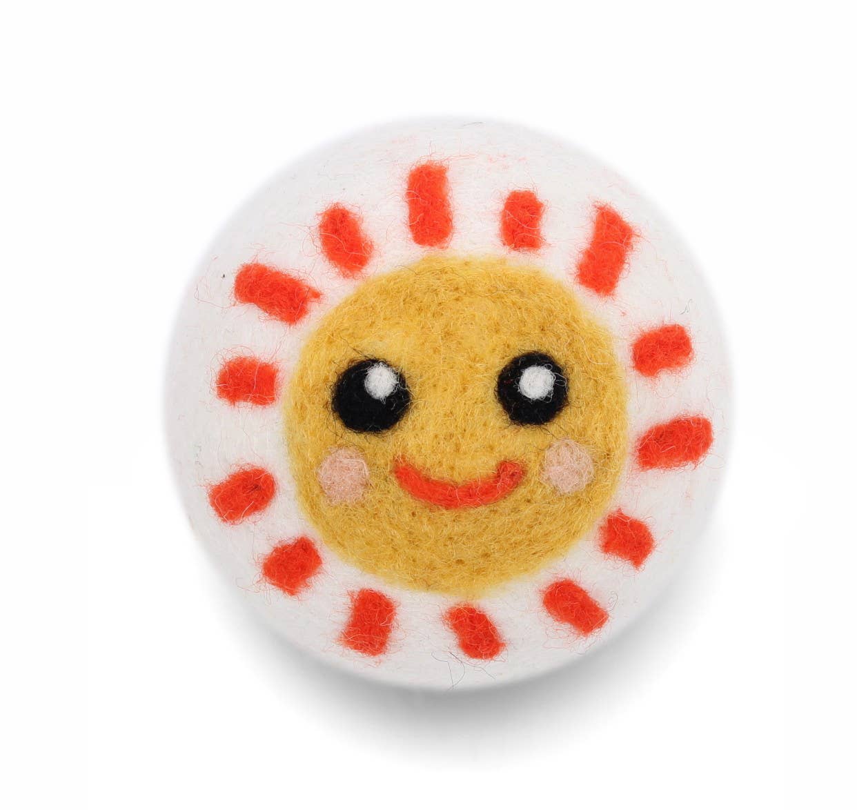 Earth & Sun: Eco Wool Dryer Balls Fair Trade: Yellow Sun