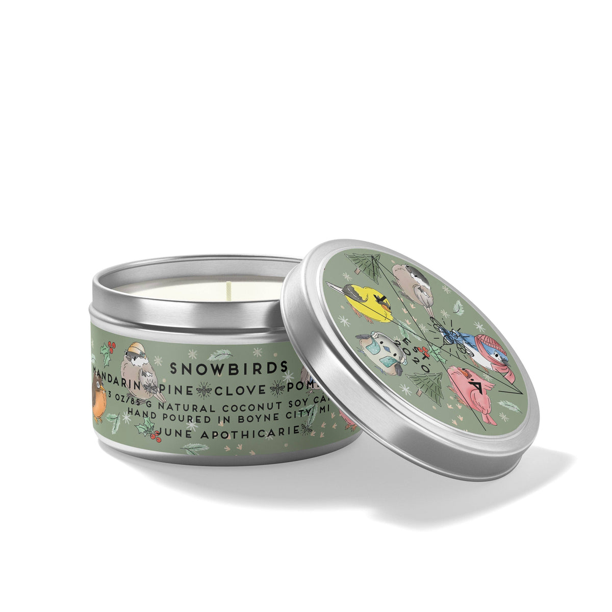 Snowbirds 4 oz Travel Candle
