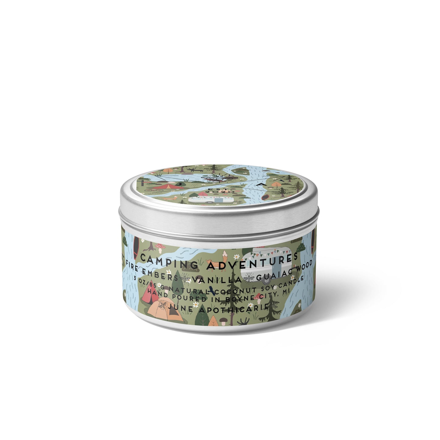 Camping Adventures 4 oz Travel Candle