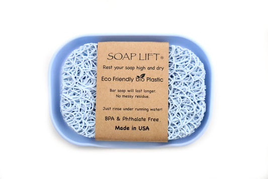 Waterfall Soap DISH SET w/ Soap Lift - Seaside