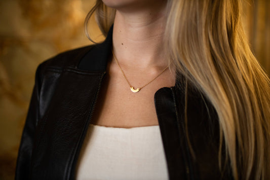 Poured Out Gold Plated Necklace