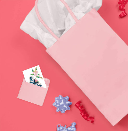 Butterfly Gift Enclosure Mini Card