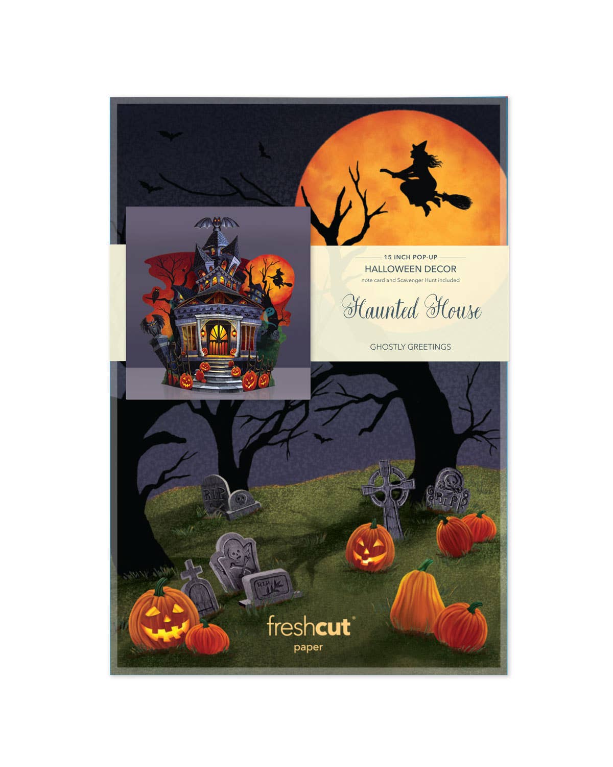 Haunted House Pop-up Greeting Card