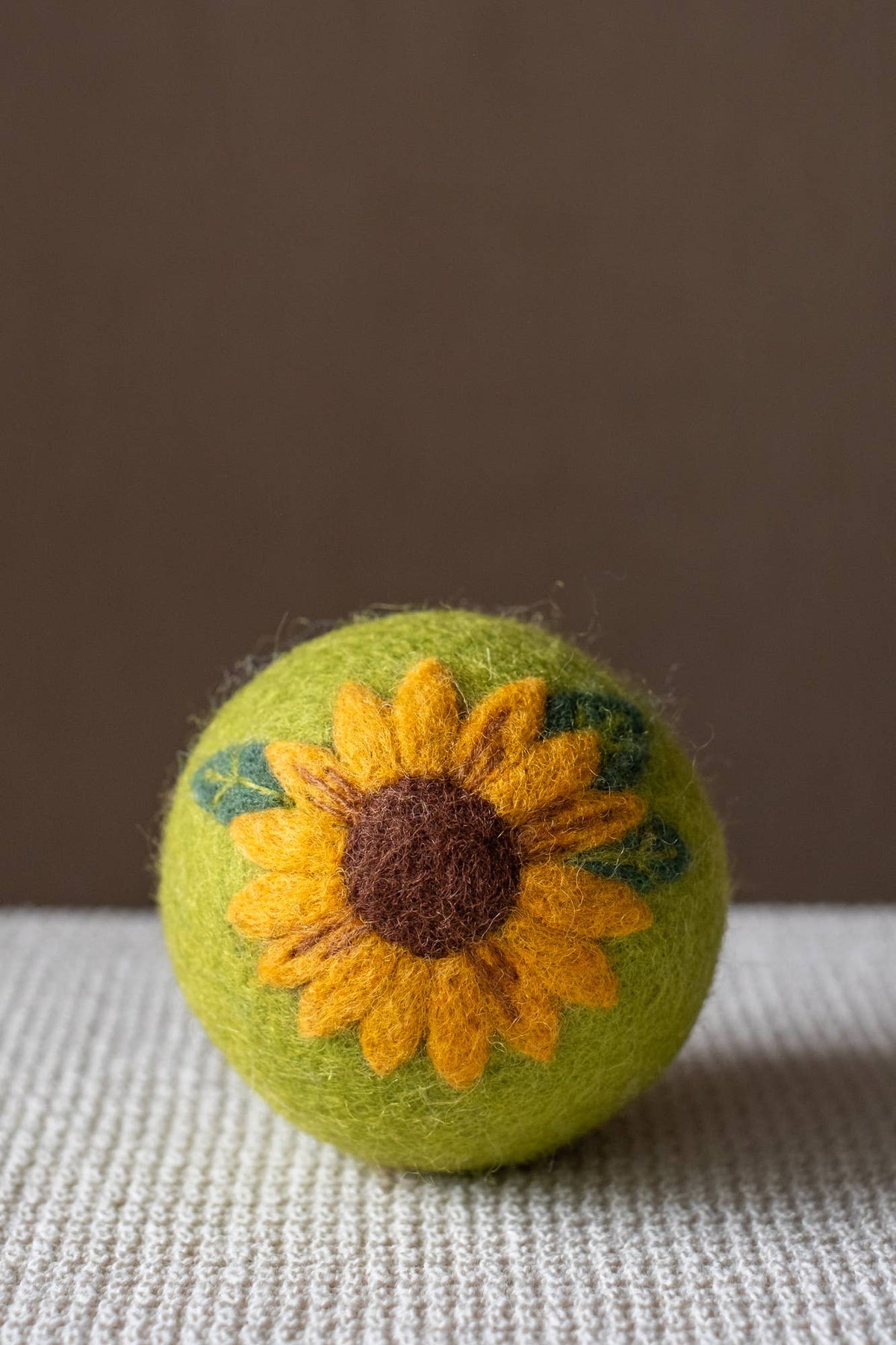 Single Choice – Dryer Balls Natural Wool Ethically Handmade: Sunflower