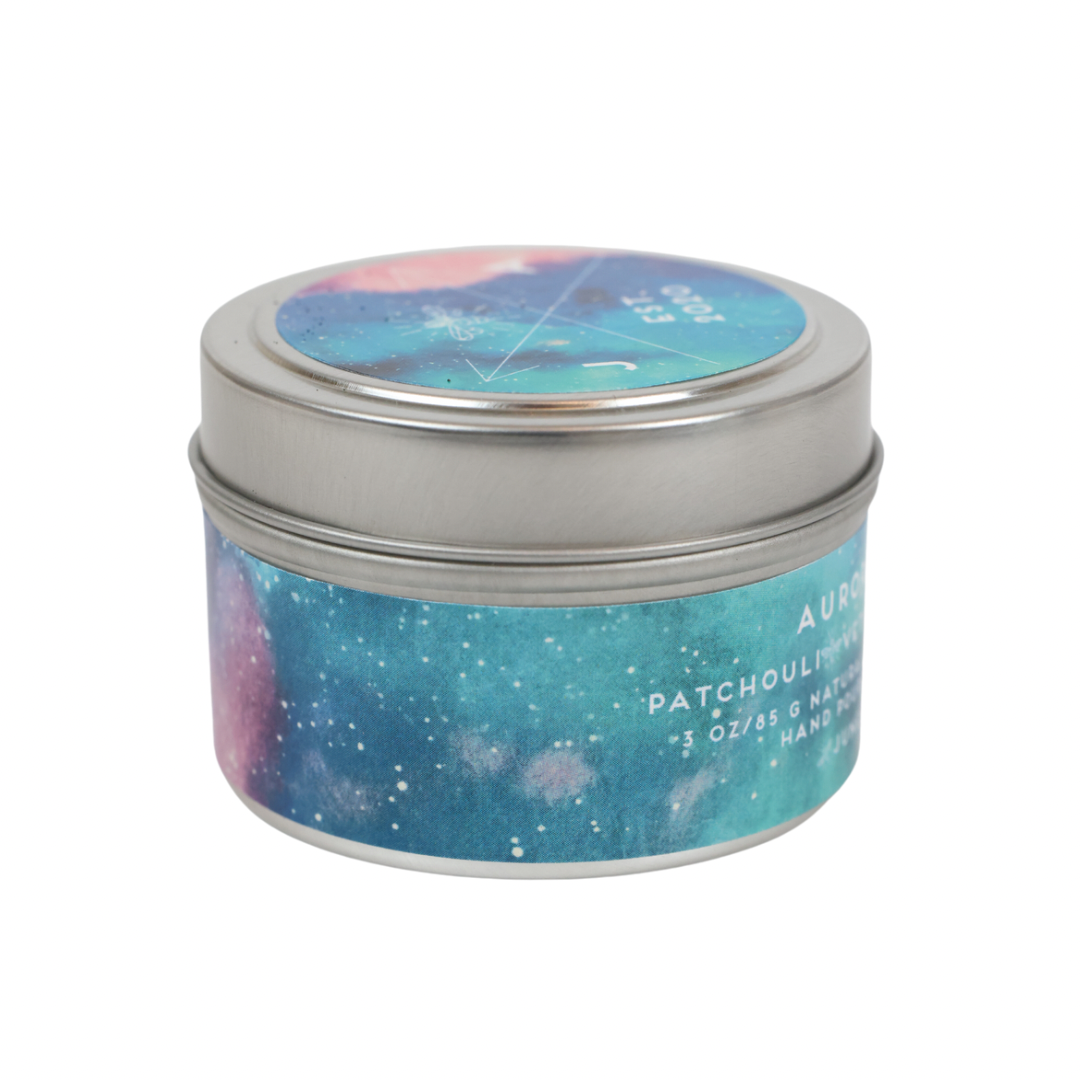 Aurora Borealis 4oz Travel Candle