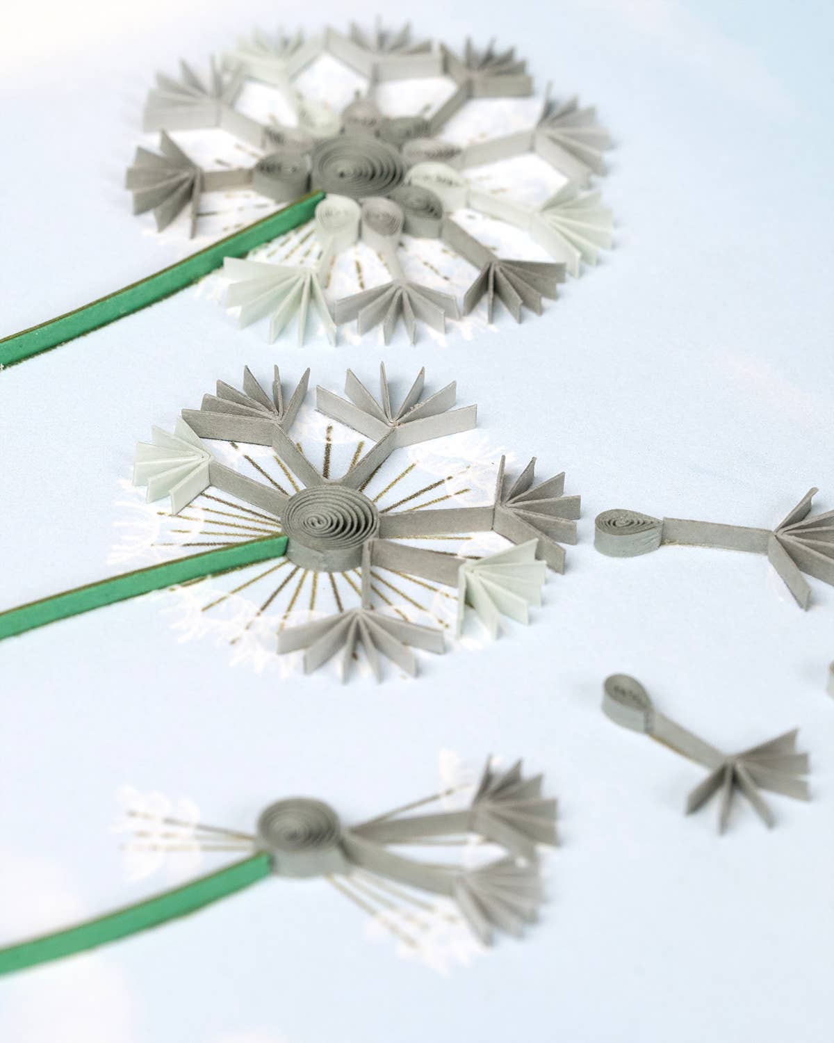 Sympathy Dandelions Quilled Card