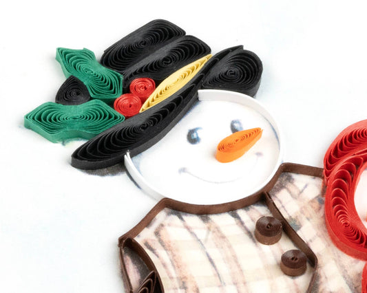 Quilled Snowman Family