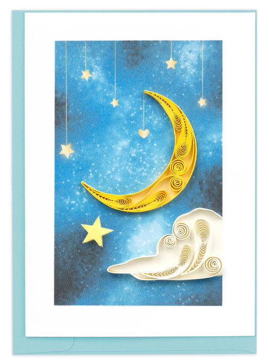 Moon & Stars Gift Enclosure Mini Card